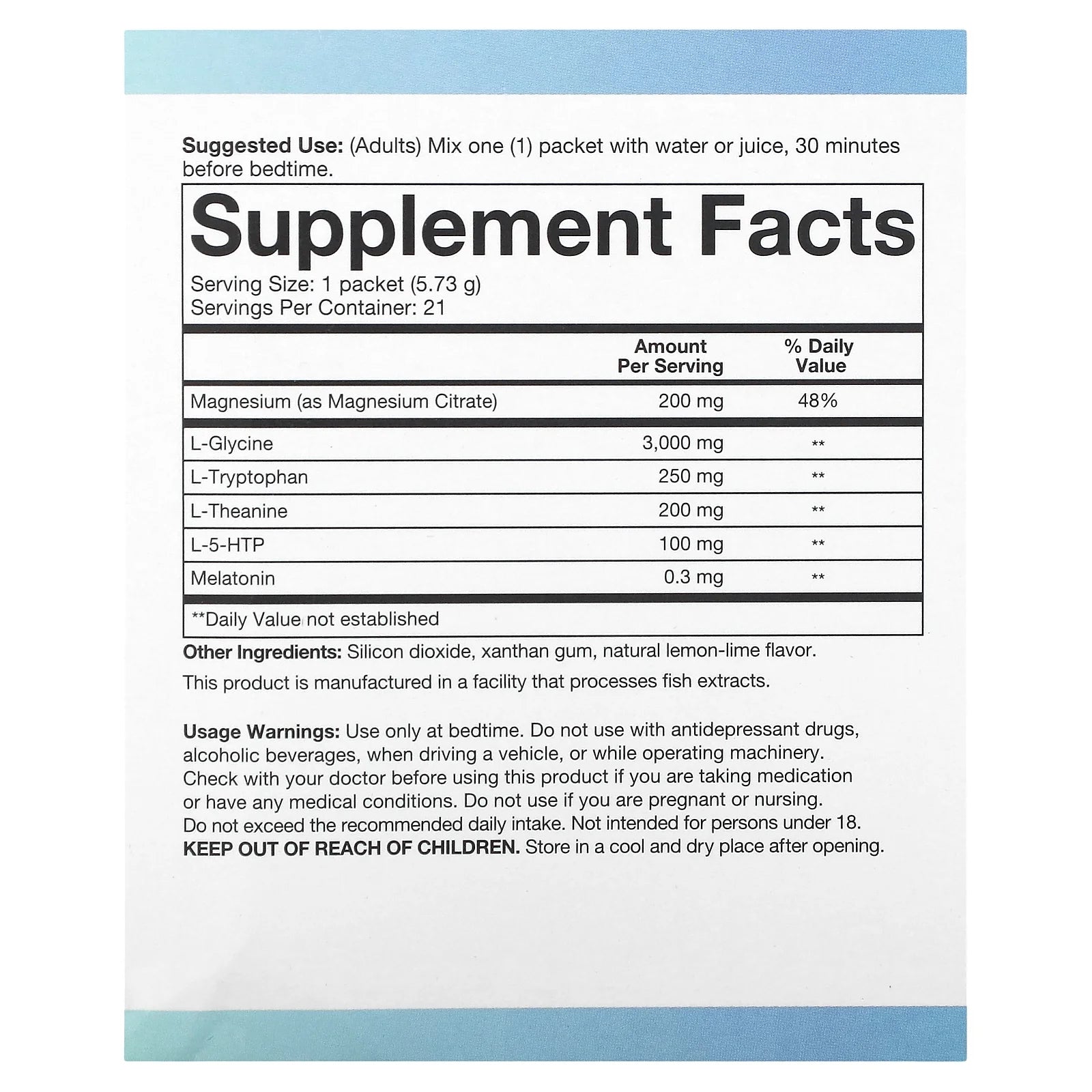 Sleep Powder, Advanced - 21 Ct