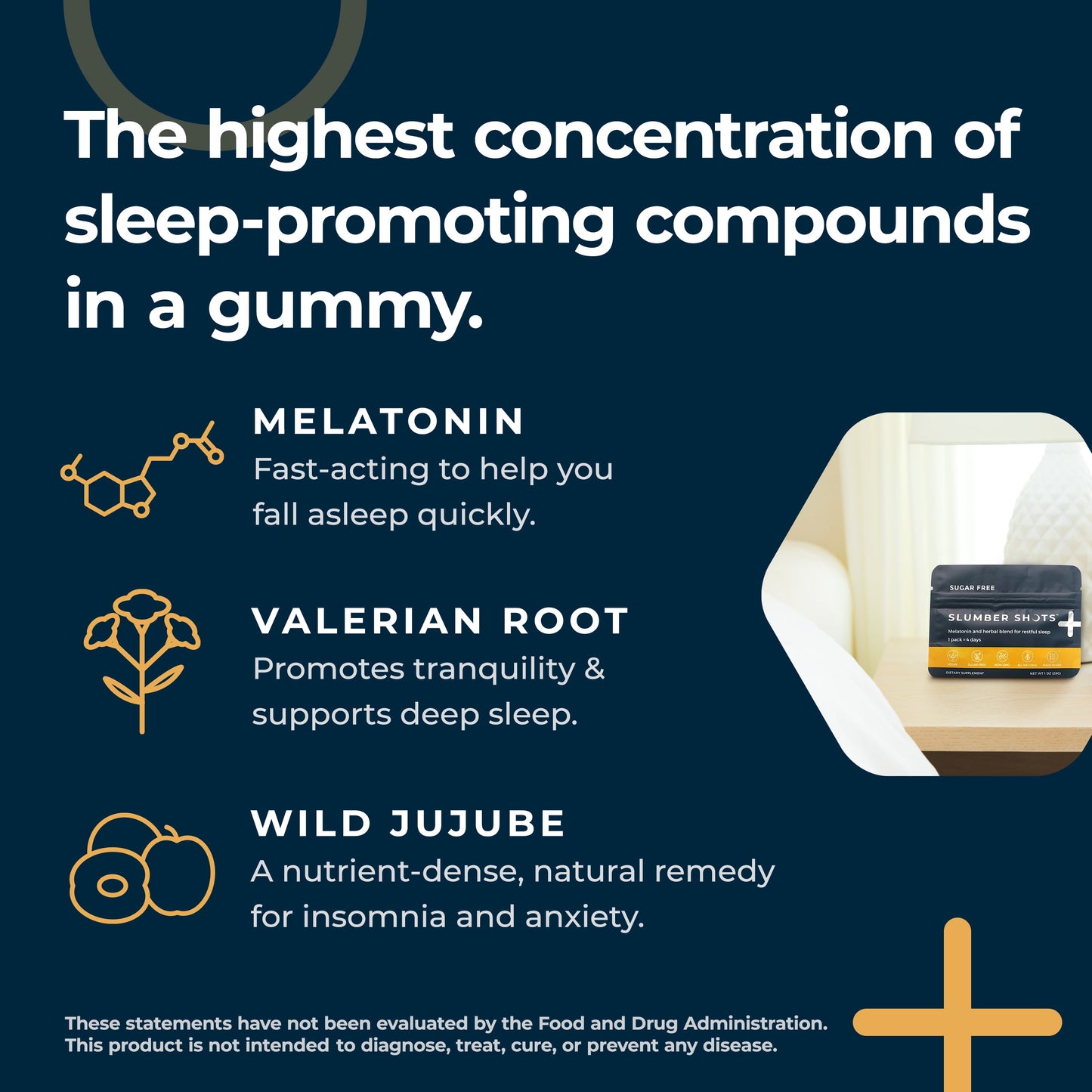 Sleep Aid Gummies, 12-Pack, Mango Flavor