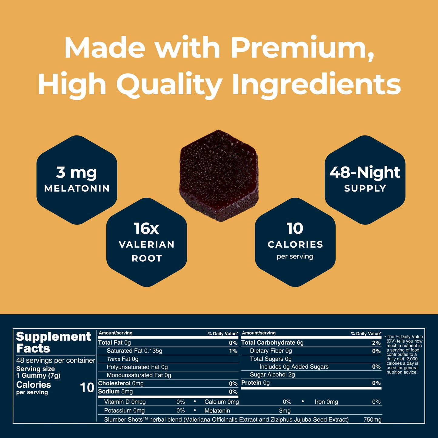 Sleep Aid Gummies, 12-Pack, Mango Flavor